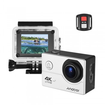 Andoer WiFi Action Camera 4k Camera Sport Waterproof Aksiyon Kamera 1080P Full HD Video Action Cam 16MP amp; 170 Degree Wide Angle