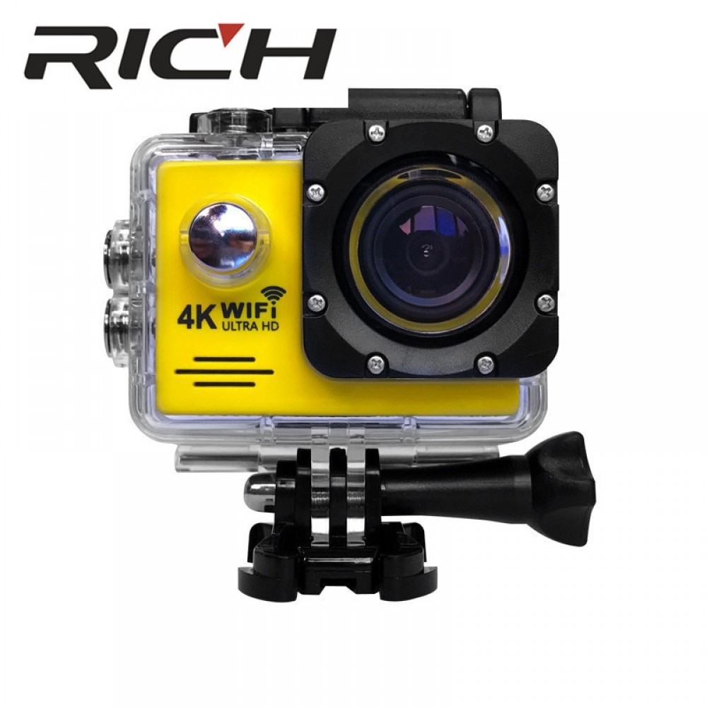 2018 NEW RICH J550R Sports Cameras 4K 2.7K 1080P Action Camera 16MP WiFi Sports Cameras 30M Waterproof 2.0LCD Full HD DVR 170