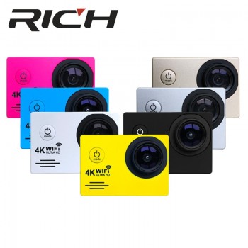 2018 NEW RICH J550R Sports Cameras 4K 2.7K 1080P Action Camera 16MP WiFi Sports Cameras 30M Waterproof 2.0LCD Full HD DVR 170