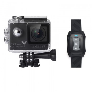 EMBEST Original Remote Action Camera EM61R / EM61 Ultra 4K Wifi  Video Camera 170 Degree Lens Cam go waterproof pro camera