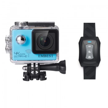 EMBEST Original Remote Action Camera EM61R / EM61 Ultra 4K Wifi  Video Camera 170 Degree Lens Cam go waterproof pro camera