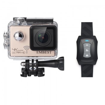 EMBEST Original Remote Action Camera EM61R / EM61 Ultra 4K Wifi  Video Camera 170 Degree Lens Cam go waterproof pro camera