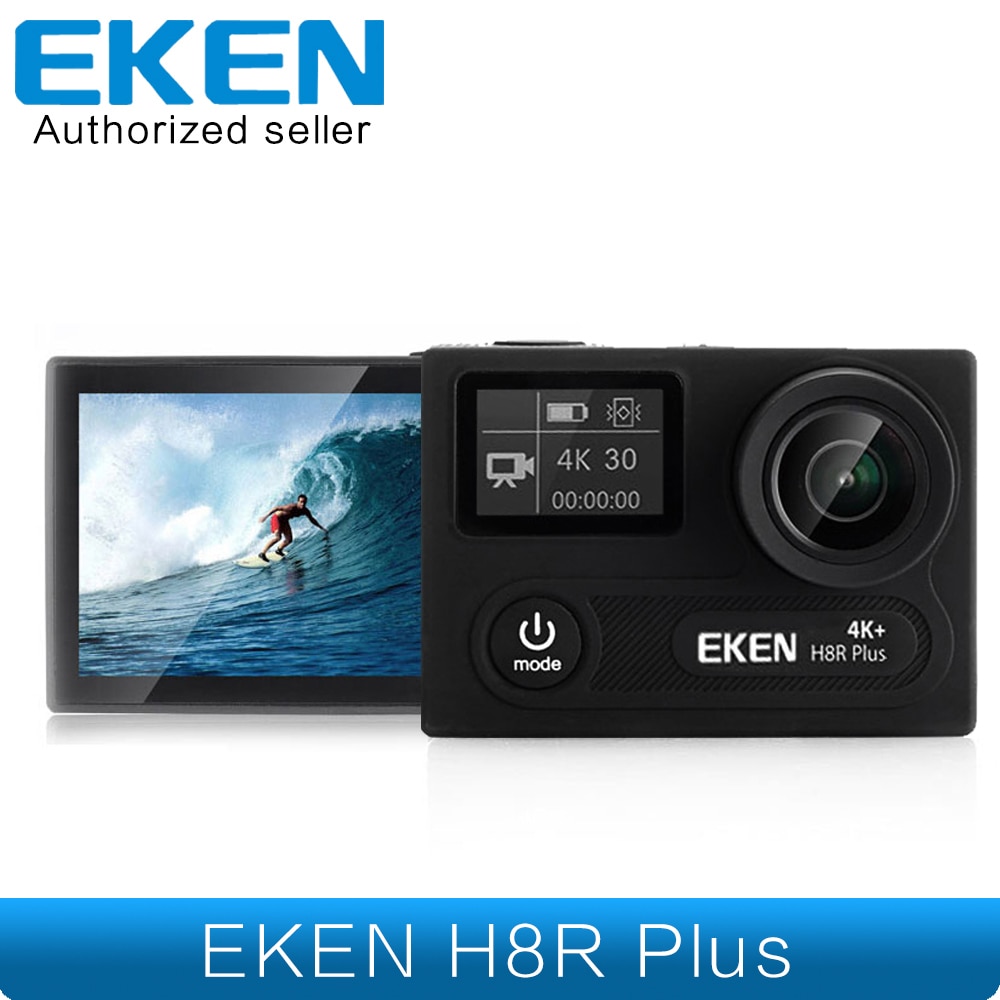 EKEN H8R Plus Ambarella 4K 30fps Ultra HD Camera Real 4K Action Camera 30 waterproof LCD Screen Wi-Fi Remote Sports Camera