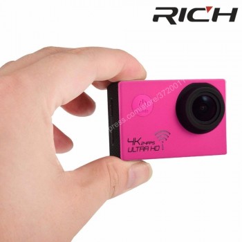 RICH Action Camera gopro hero4 style NT96660 4K 3840*2160P 24FPS Wifi 16MP remote control 170D Lens Waterproof Sports Camera