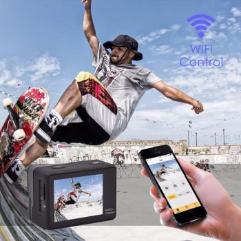 4K Sport Action Camera Wifi Touch Screen Waterproof 30M 1080p Full HD 16Mp Underwater Action Cam Bicycle Helmet Camera