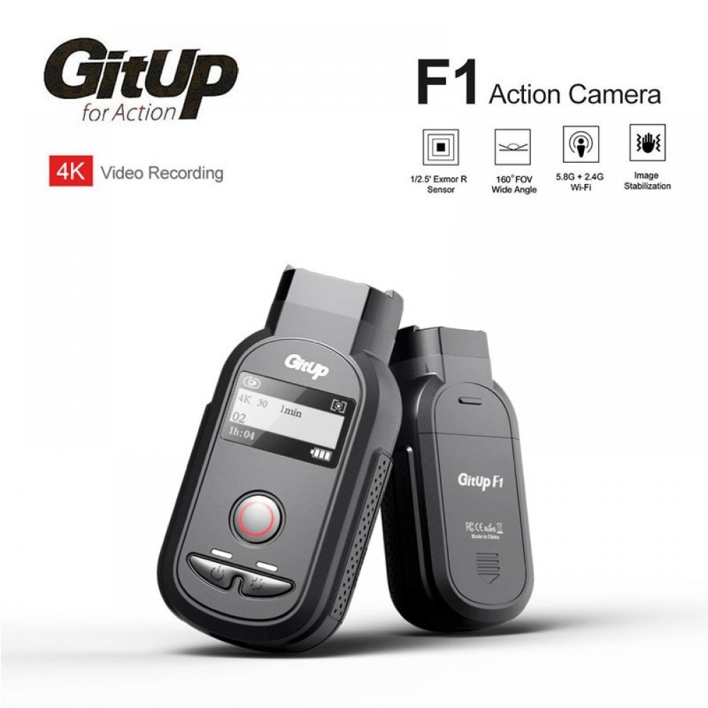 Original GitUp F1 WiFi Ultra Real 4K WIFI Action Sports Camera 8MP Camcorder Video Recorder DVR Outdoor Road Cycling