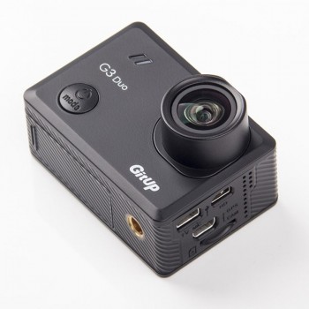 Gitup G3 Duo 90 Degree Lens Action Camera 2K 12MP 2160P Sport Action Camera 2.0 Touch LCD Screen GYRO Optional GPS Slave Camera