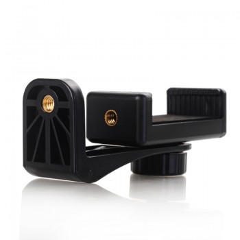 Elistooop Tripod Mount Adapter Cell Phone Clipper Holder Vertical 360 Tripod Stand for iPhone for camera