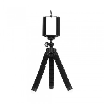 mini Portable Flexible Tripod and Phone Holder Bracket Stand Tripod Kit for iPhone 7 Xiaomi Samsung Cellphone DSLR Camera