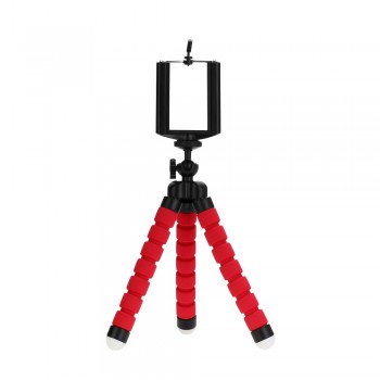 mini Portable Flexible Tripod and Phone Holder Bracket Stand Tripod Kit for iPhone 7 Xiaomi Samsung Cellphone DSLR Camera