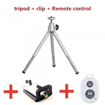 COOLJIER mini tripod for phone Bluetooth Remote Tripod Portable Monopod Extendable Mini Camera Stand Universal Phone Tripods