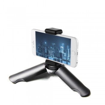 GAQOU Mini Tripod for Smartphone/Phone Holder Stand Tripod Monopod for Gopro 6/Smooth Q/DJI OSMO Portable Collapsible Tripode