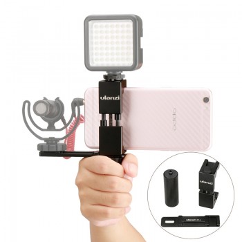 Ulanzi Smartphone Filmmaker Video Rig Metal Phone Tripod Mount Hot Shoe Hand Grip Holder Microphone Plate Live stream Youtube