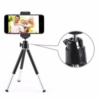 DUSZAKE P15 Extentable Desktop Mini Phone Tripod for Mobile Phone Tripod For iPhone Samsung Xiaomi Camera Mini Tripods for Phone