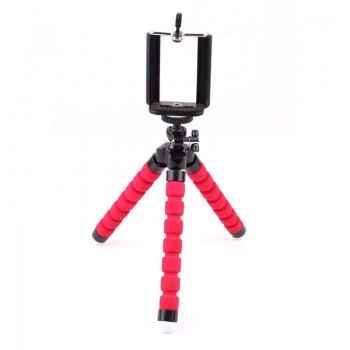 Mini Flexible Tripod+Bluetooth Remote Shutter For iPhone Camera Samsung Sony Portable Smartphone Sponge Octopus Tripod Stand