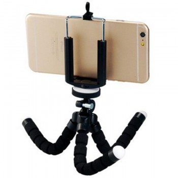 Flexible Sponge Octopus Phone Tripod Stand Mount Selfie Stick Bluetooth Remote Shutter Self-timer Tripod Bracket For Android IOS