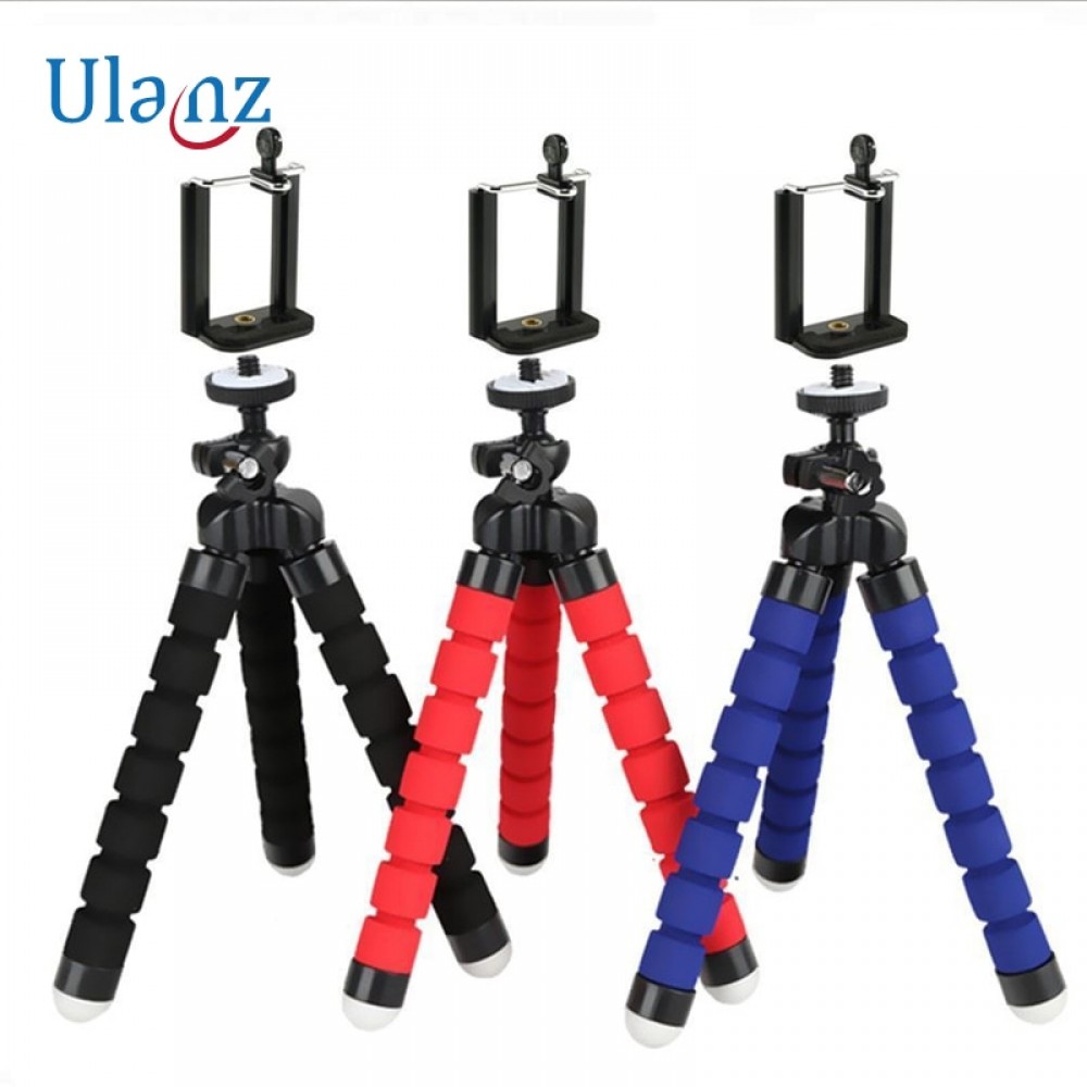 Wrumava Camera Phone Holder Flexible Octopus Tripod Bracket Stand Mount Monopod Styling Accessories For phone on-clip Camera