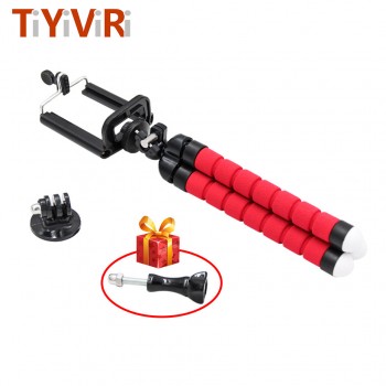 Mini Holder Flexible Sponge Octopus Tripod Portable Sponge Octopus Tripod Stand Mount For Gopro Hero 7 Camera go pro accessories