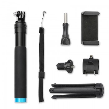 Tripod Pole Selfie Stick for GoPro Extendable Monopod Handheld Pole for Go Pro Hero 7/6/5/4 SJCAM EKEN H9 SONY Xiaomi Yi iPhone