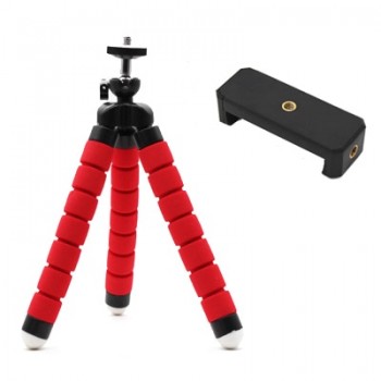 DUSZAKE P16 Flexible Gorillapod Tripod For Phone Bluetooth Mini Tripod for iPhone Phone Tripod with Holder Remote Contral