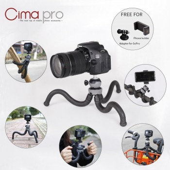 Cima pro RM-30 Travel Outdoor Mini Bracket Stand Octopus Tripod flexible tripe For phone Digital Camera GoPro