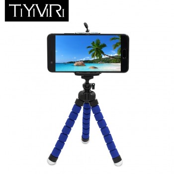 Flexible Mini Tripod Octopus Sponge Gorillapod Tripod For Phone 8 plus camcorder Tripods For Go Pro6 5 Camera For Xiaomi Cameras