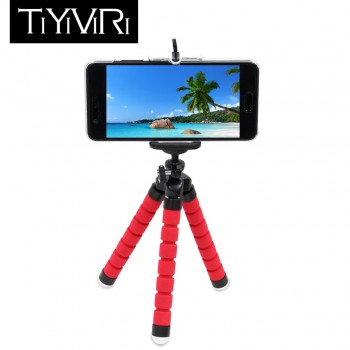 Flexible Mini Tripod Octopus Sponge Gorillapod Tripod For Phone 8 plus camcorder Tripods For Go Pro6 5 Camera For Xiaomi Cameras