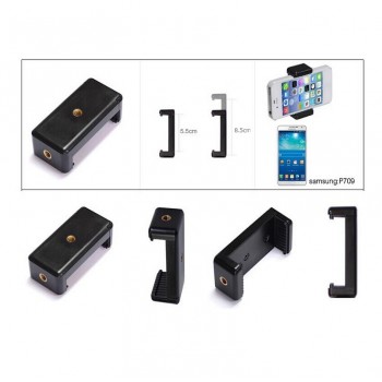 Universal Phone Holder Mount Clip Bracket Smartphone Clip Holder Adjustable Tripod Adapter For Smartphone Selfie Phone Clip