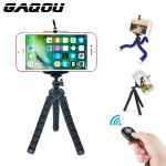 GAQOU  3 in 1 With Remote Control Mini Flexible Mount Holder Camera Phone Octopus Tripod Bracket Stand Holder Mount For Gopro