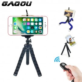 GAQOU  3 in 1 With Remote Control Mini Flexible Mount Holder Camera Phone Octopus Tripod Bracket Stand Holder Mount For Gopro