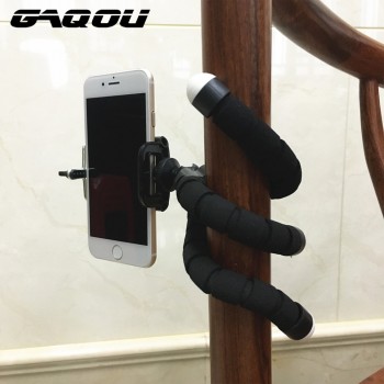 GAQOU  3 in 1 With Remote Control Mini Flexible Mount Holder Camera Phone Octopus Tripod Bracket Stand Holder Mount For Gopro