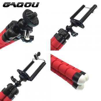 GAQOU  3 in 1 With Remote Control Mini Flexible Mount Holder Camera Phone Octopus Tripod Bracket Stand Holder Mount For Gopro