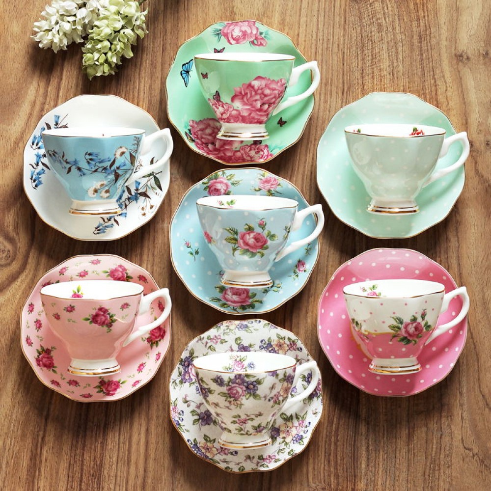 180ML, fine bone china coffee cup and saucer and spoon set, funny fashion design, zakka tazas cafe espresso cup, european coffee