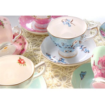 180ML, fine bone china coffee cup and saucer and spoon set, funny fashion design, zakka tazas cafe espresso cup, european coffee
