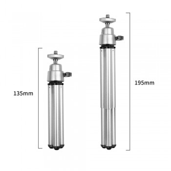 SHOOT Flexible Mini Aluminum Tripod for iPhone X 8 7 6S Xiaomi Samsung Huawei Cell phone Tripod Stand For Mobile Smartphone