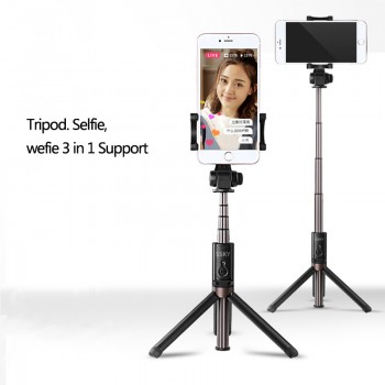 NEW Selfie Stick Tripod Stand 3 in 1 Extendable Monopod Bluetooth  3.0 Remote Phone Mount for iPhone X 8 Android SmartPhone