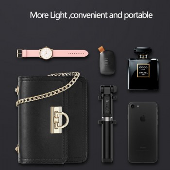NEW Selfie Stick Tripod Stand 3 in 1 Extendable Monopod Bluetooth  3.0 Remote Phone Mount for iPhone X 8 Android SmartPhone