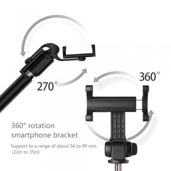 NEW Selfie Stick Tripod Stand 3 in 1 Extendable Monopod Bluetooth  3.0 Remote Phone Mount for iPhone X 8 Android SmartPhone