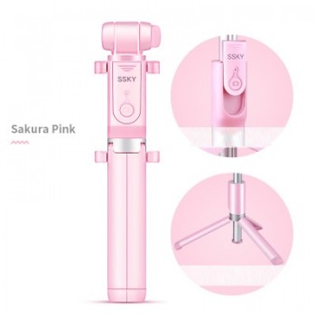NEW Selfie Stick Tripod Stand 3 in 1 Extendable Monopod Bluetooth  3.0 Remote Phone Mount for iPhone X 8 Android SmartPhone
