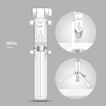 NEW Selfie Stick Tripod Stand 3 in 1 Extendable Monopod Bluetooth  3.0 Remote Phone Mount for iPhone X 8 Android SmartPhone