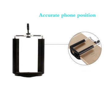 FGHGF Tripod Stand with universal 1/4 inch Nut Screw Hole Black Phone Holder  Phone Clip Accessories for Phone Selfie Stick