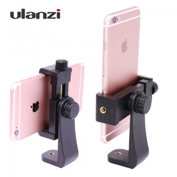 Ulanzi Phone Tripod + Vertical Bracket Smartphone Mount Holder Phone Clip Clipper Tripod Adapter for iPhone Samsung Smart Phones