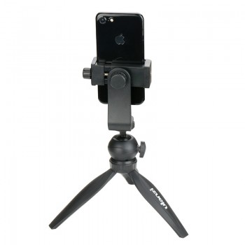 Ulanzi Phone Tripod + Vertical Bracket Smartphone Mount Holder Phone Clip Clipper Tripod Adapter for iPhone Samsung Smart Phones