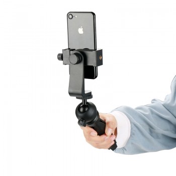 Ulanzi Phone Tripod + Vertical Bracket Smartphone Mount Holder Phone Clip Clipper Tripod Adapter for iPhone Samsung Smart Phones
