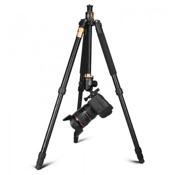Q999H Professional Camera Tripod 61 Inch Portable Compact Travel Horizontal System Tripod for Canon Nikon Sony SLR DSLR Cameras