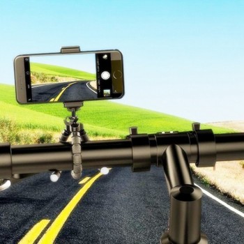 DUSZAKE Flexible Gorillapod Mini Tripod for Phone Camera Accessories Tripod Selfie Stick for iPhone Samsung Xiaomi Huawei Gopro