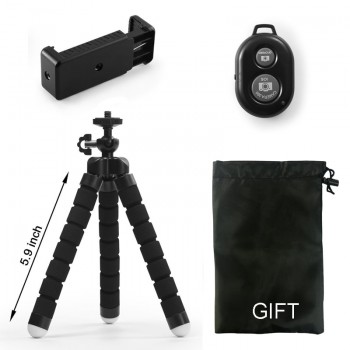 DUSZAKE Flexible Gorillapod Mini Tripod for Phone Camera Accessories Tripod Selfie Stick for iPhone Samsung Xiaomi Huawei Gopro