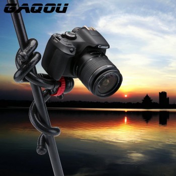 GAQOU Travel Flexible Octopus Mobile Phone Tripod With Holder Adapter for iPhone DSLR Digital Camera Nikon Gopro Mini Gorillapod