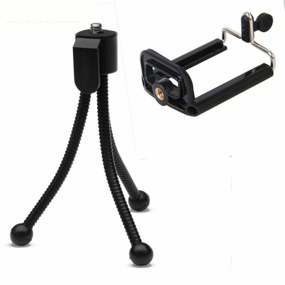 Mobile Phone Stand Car Phone Holder Flexible Tripod Bracket Stand Mount Digital Camera Mini Portable Flexible Desktop Stent