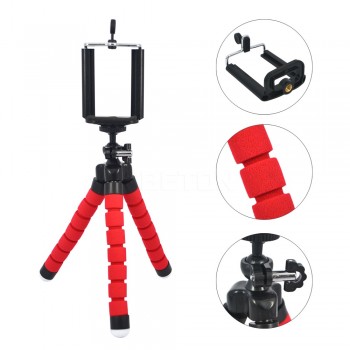 kebidu Car Phone Holder Flexible Octopus Tripod Bracket Selfie Stand Mount Monopod Styling Accessories+Remote Control for phone